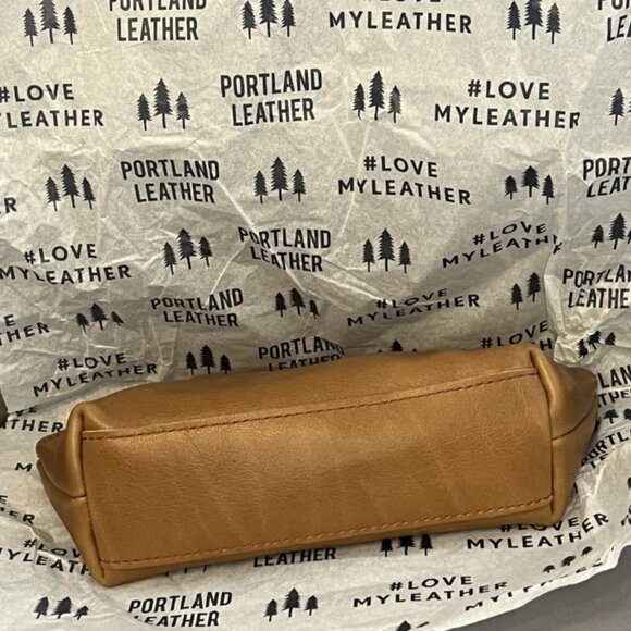 Portland Leather, Crossbody Tote, Dark Brown, w/Eclipse Bag & Keychain - Picture 11 of 15